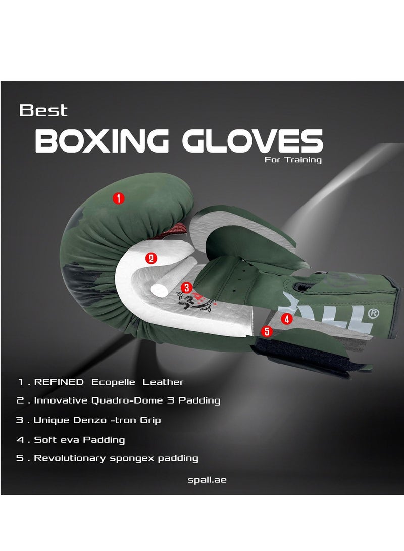 Spall Professional Boxing Gloves For Strong Punches Sparring And Kickboxing Fighting Punch Bag Workout Muay Thai And Training - Image 3